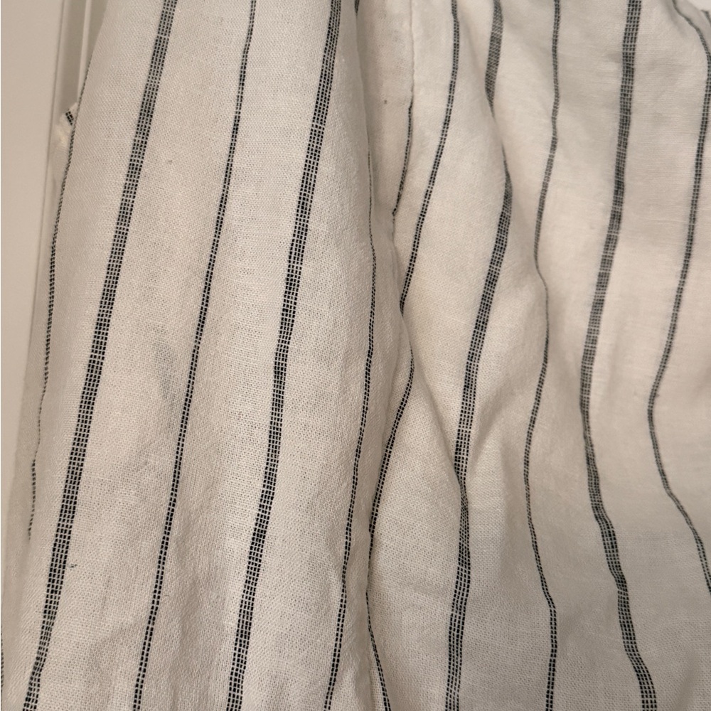 White & Black Linen Dress 3X - Old Navy - Picture 2 of 3